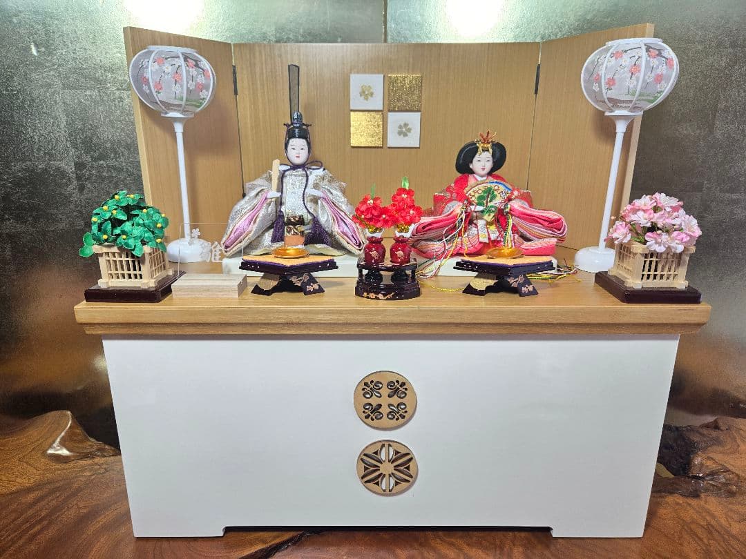 【一点限り】雛人形 収納飾り　SH54
