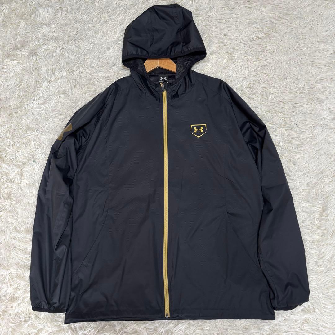 ✨️極美品 アンダーアーマー ランニングウェア 大きいサイズ XXL 黒 金