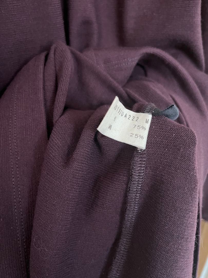 さんちゃん様ヨーガンレールハイネック　ダークパープルブラウンのようなチュニック