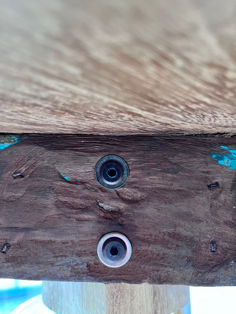 オールドチークダイニングテーブル150cm　（総無垢）