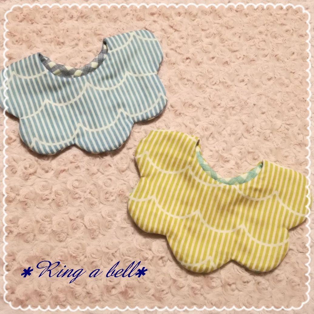 完成 もくもく形スタイ 抱っこ紐用よだれカバー