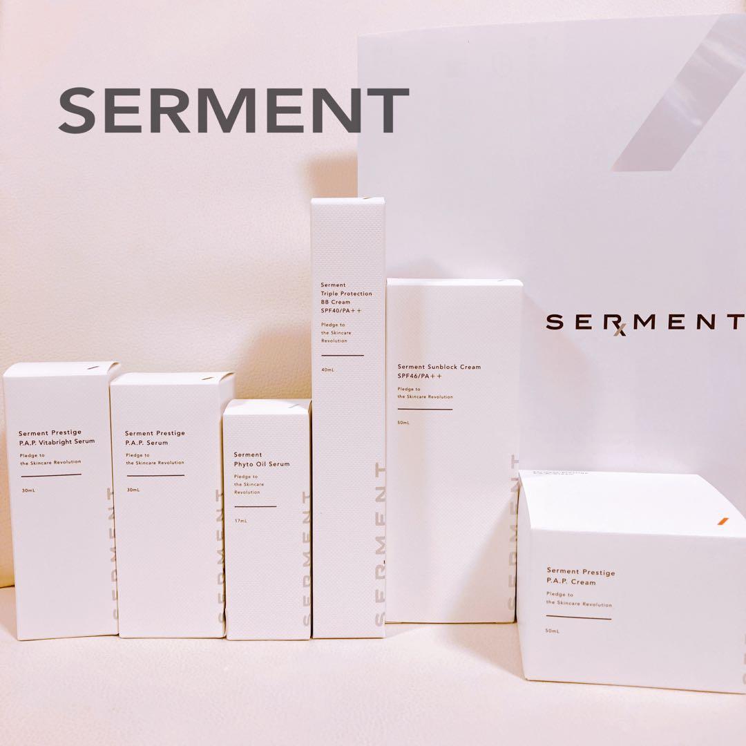 新品 SERMENT セルマン プレステージP.A.P.クリーム ハリ 保湿