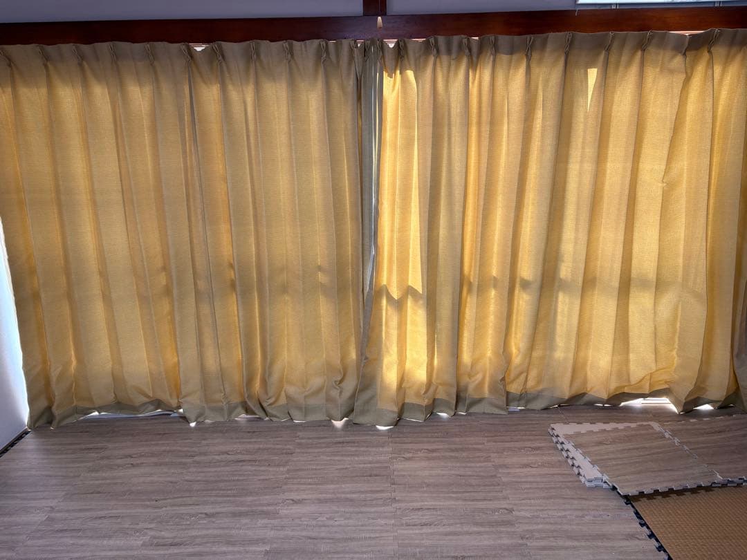 オーダーメイドカーテン　窓4枚分　古民家