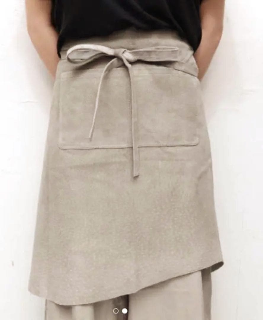 エンダースキーマ スエードエプロン◆新品