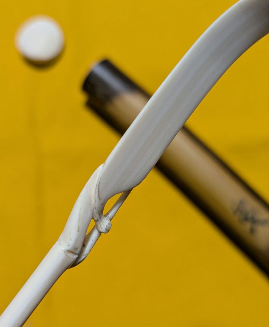 【閉店売り尽し】手彫茶杓 笹之葉型 短寸（箱入仕覆）