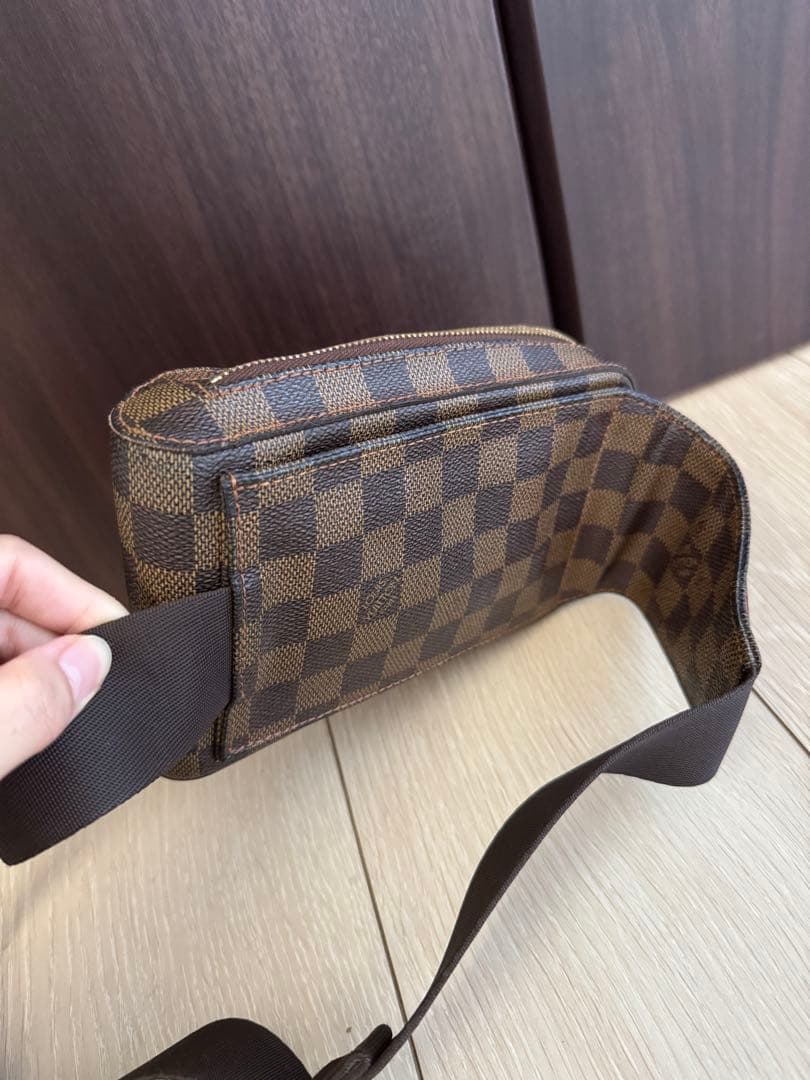 【かず】ダミエ・キャンバス ボディバッグ