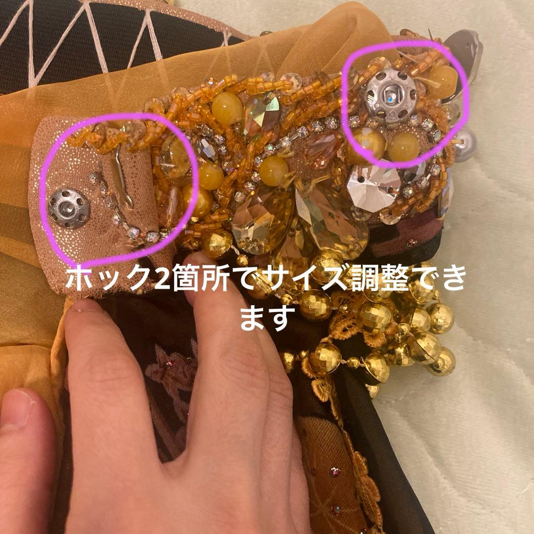 【大特価☆12/20まで】！hanan✴︎ベリーダンス衣装✴︎イエローゴールド