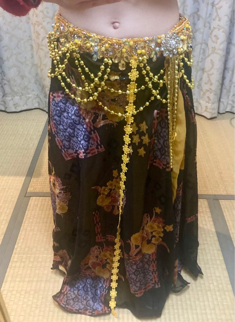 【大特価☆12/20まで】！hanan✴︎ベリーダンス衣装✴︎イエローゴールド