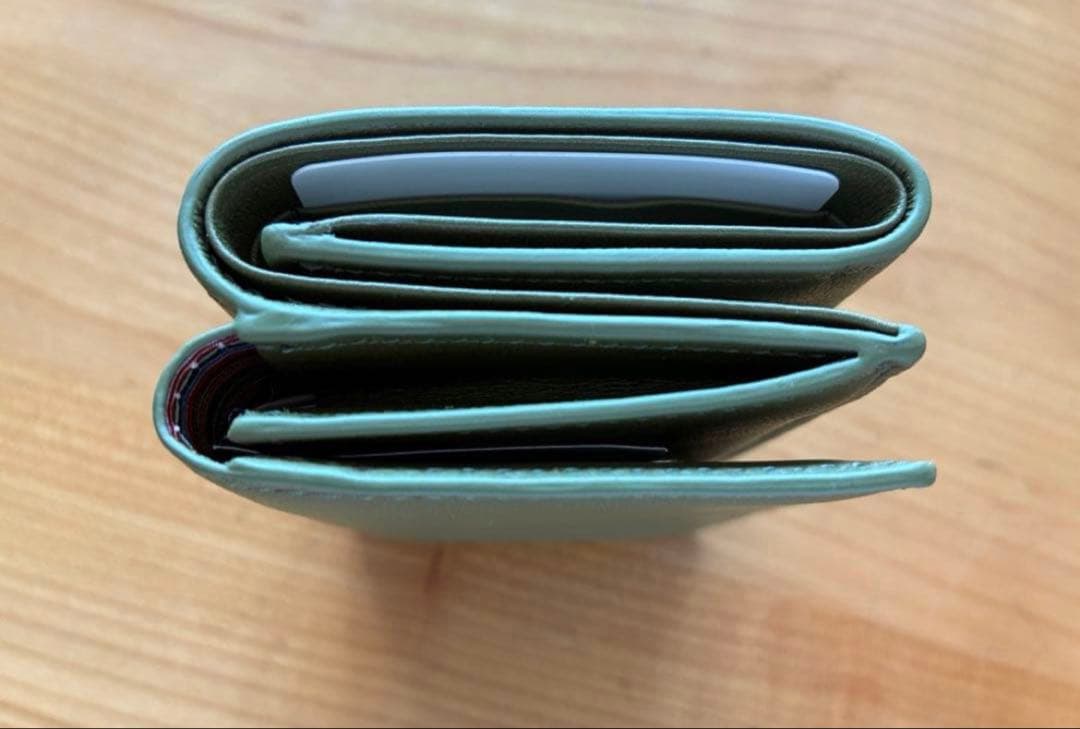 新品　ポールスミス　折財布　カーキ