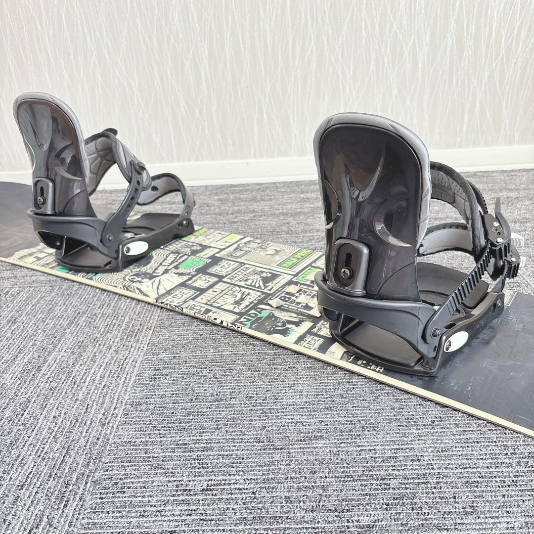 74超豪華❗️RIDE/ライド メンズスノーボードセット★スノボ147cm+ビン付