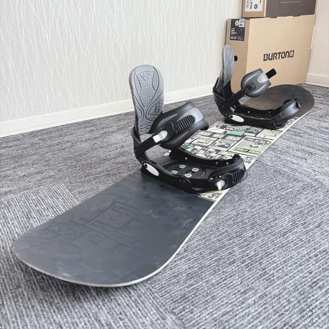 74超豪華❗️RIDE/ライド メンズスノーボードセット★スノボ147cm+ビン付