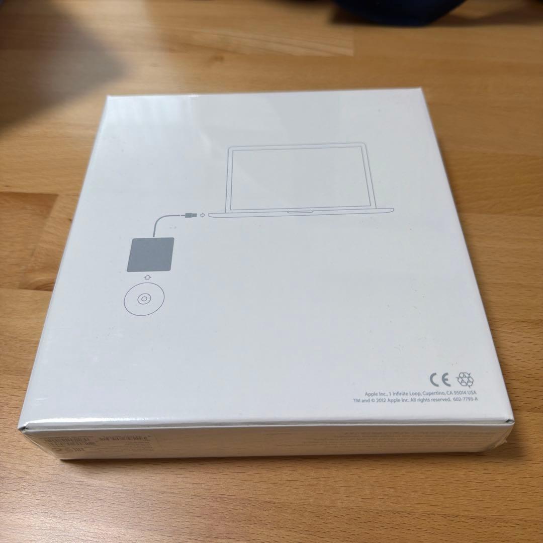 【新品未使用】Apple USB SuperDrive DVDドライブ