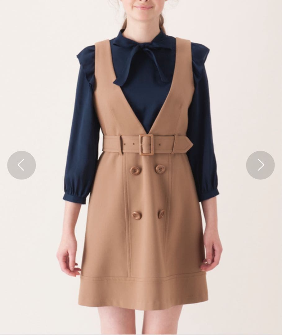 【BLUE LABEL CRESTBRIDGE】 ジャンパースカート　36