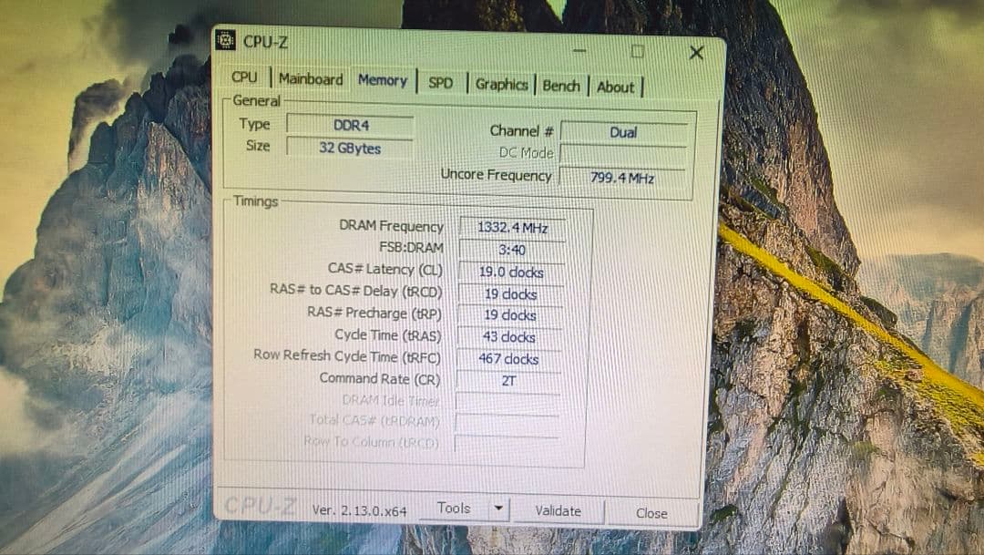 DDR4 16GBx2枚 32GB pc4-2666 動作確認済み ④