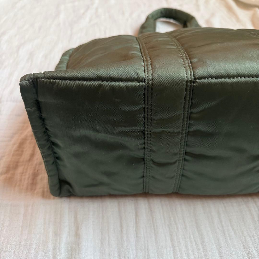 美品☆PORTER ポーター タンカー トートバッグ ナイロン 廃盤品 セージL