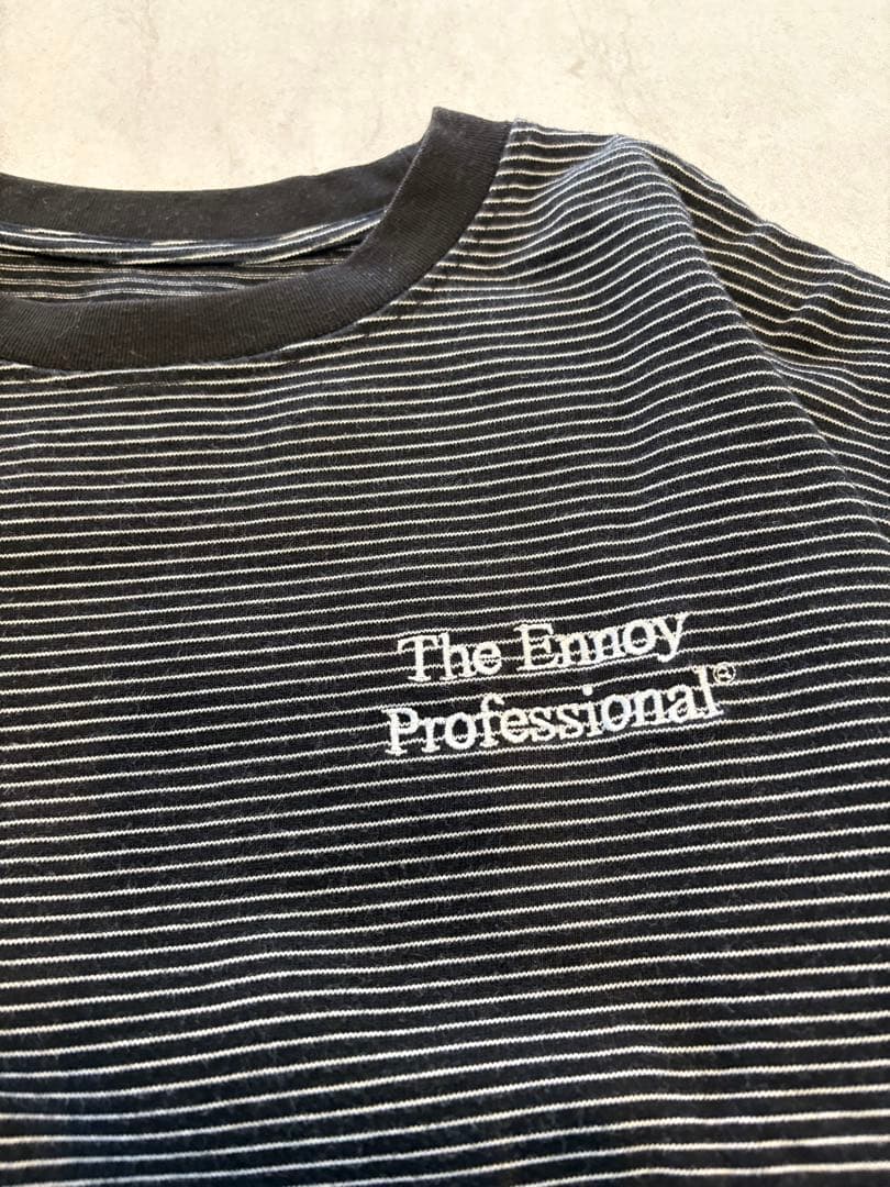 エンノイ ennoy ロンT 長袖カットソー ボーダー