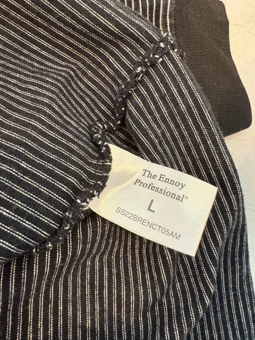 エンノイ ennoy ロンT 長袖カットソー ボーダー