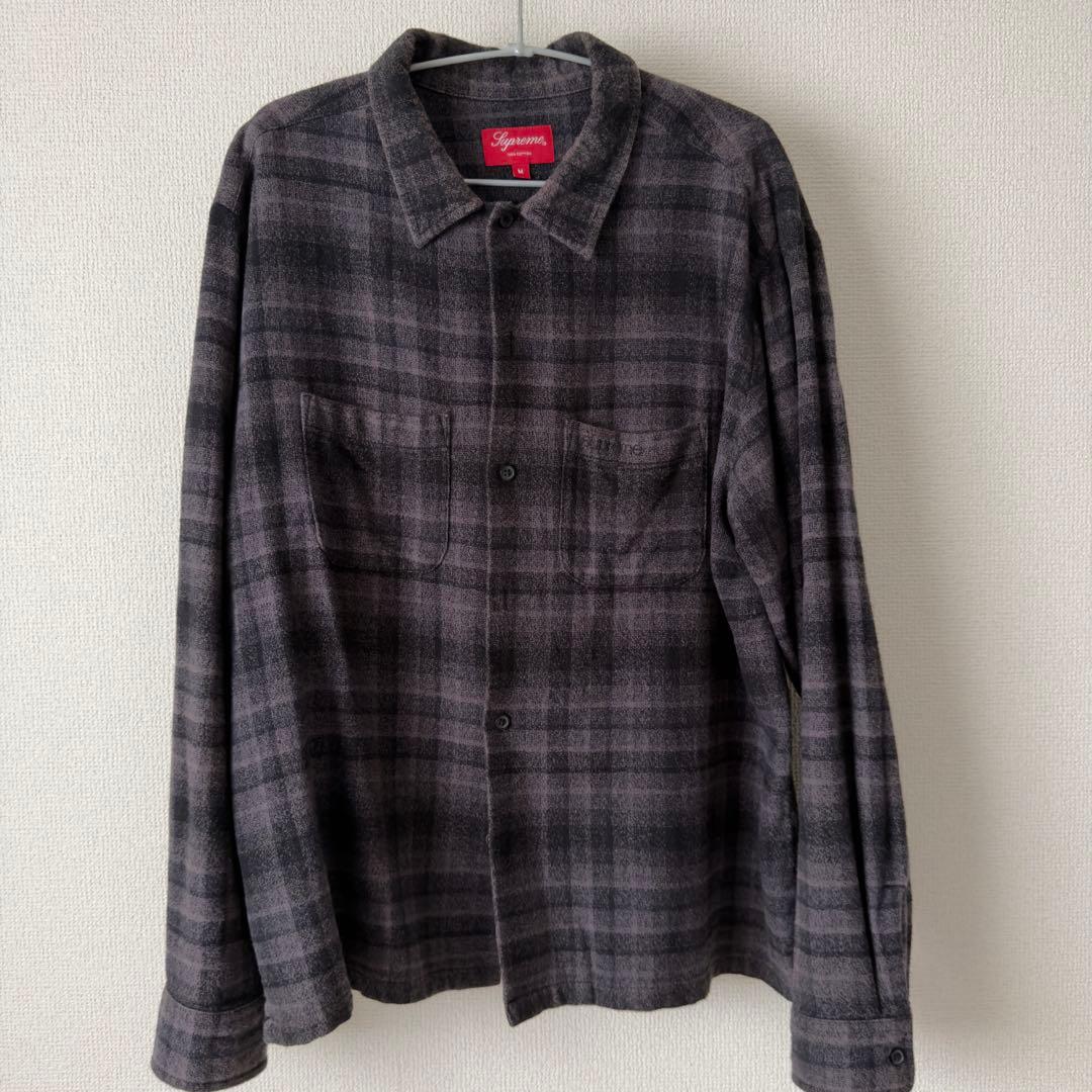 トップス Supreme Plaid Flannel Shirt Black 21SS