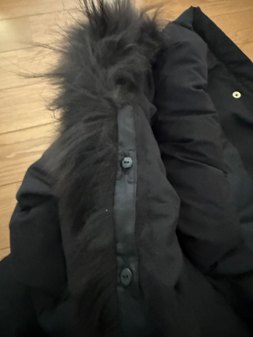 新品未使用タグ付きB:MING by BEAMS / 河田フェザーロングダウン黒