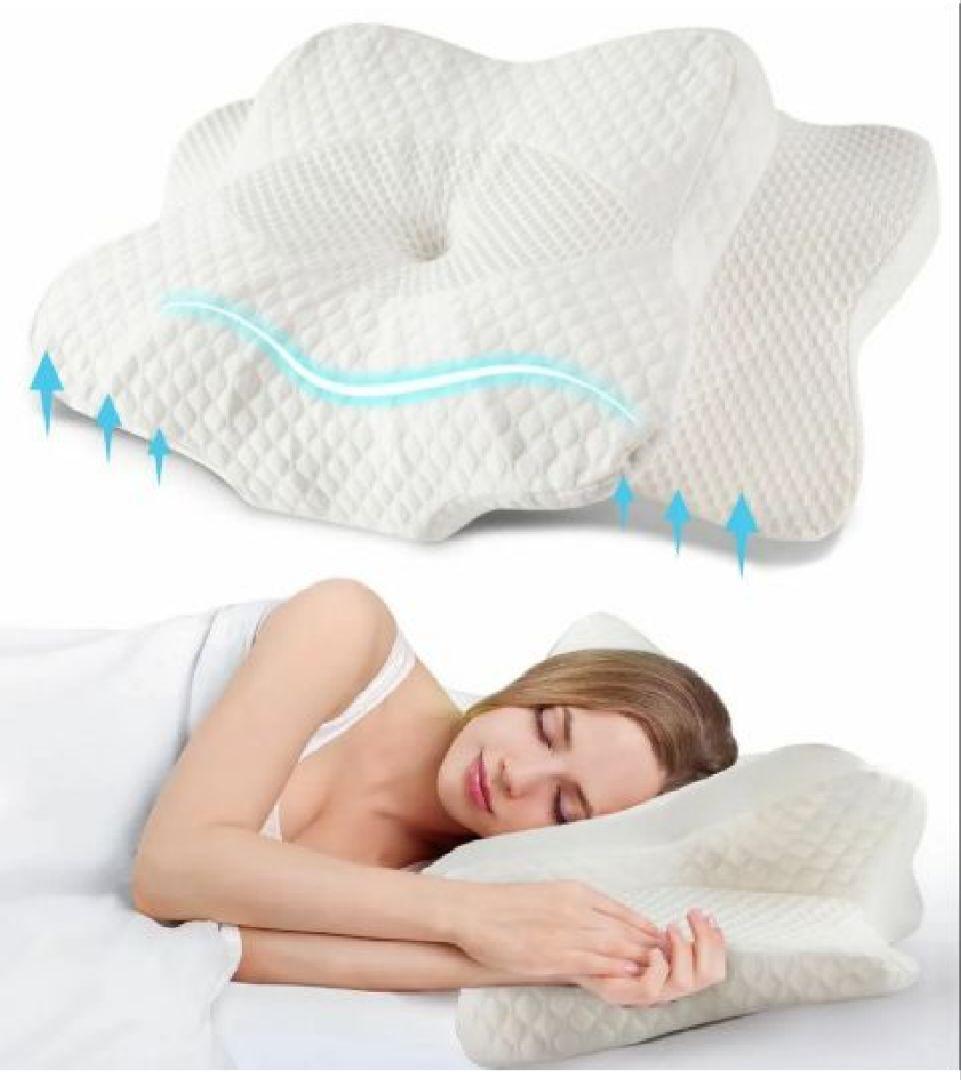 54*ibsun 枕 首が痛くならない 安眠枕 首肩フィット 低反発