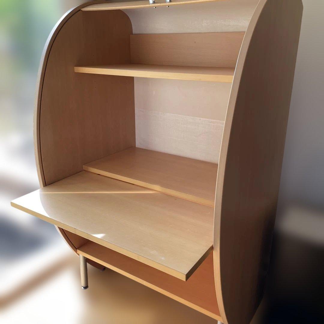 ナチュラル木製収納キャビネット