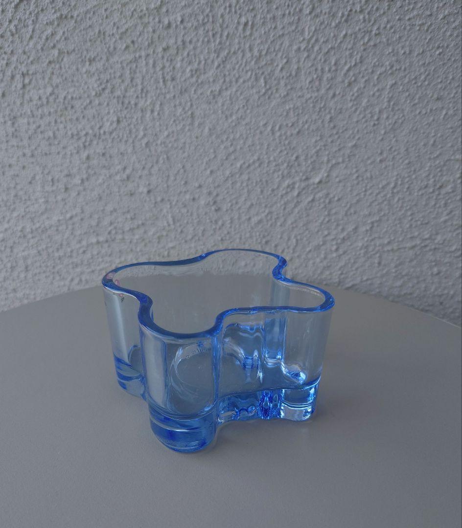 アアルト 55mm キャンドルホルダー アクア イッタラ