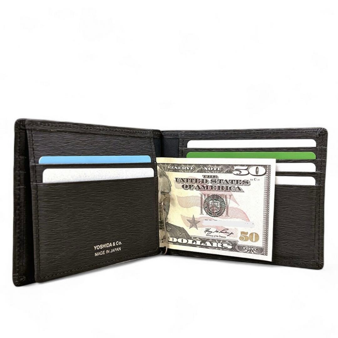 人気　PORTER ポーター　レザーマネークリップ ブラック