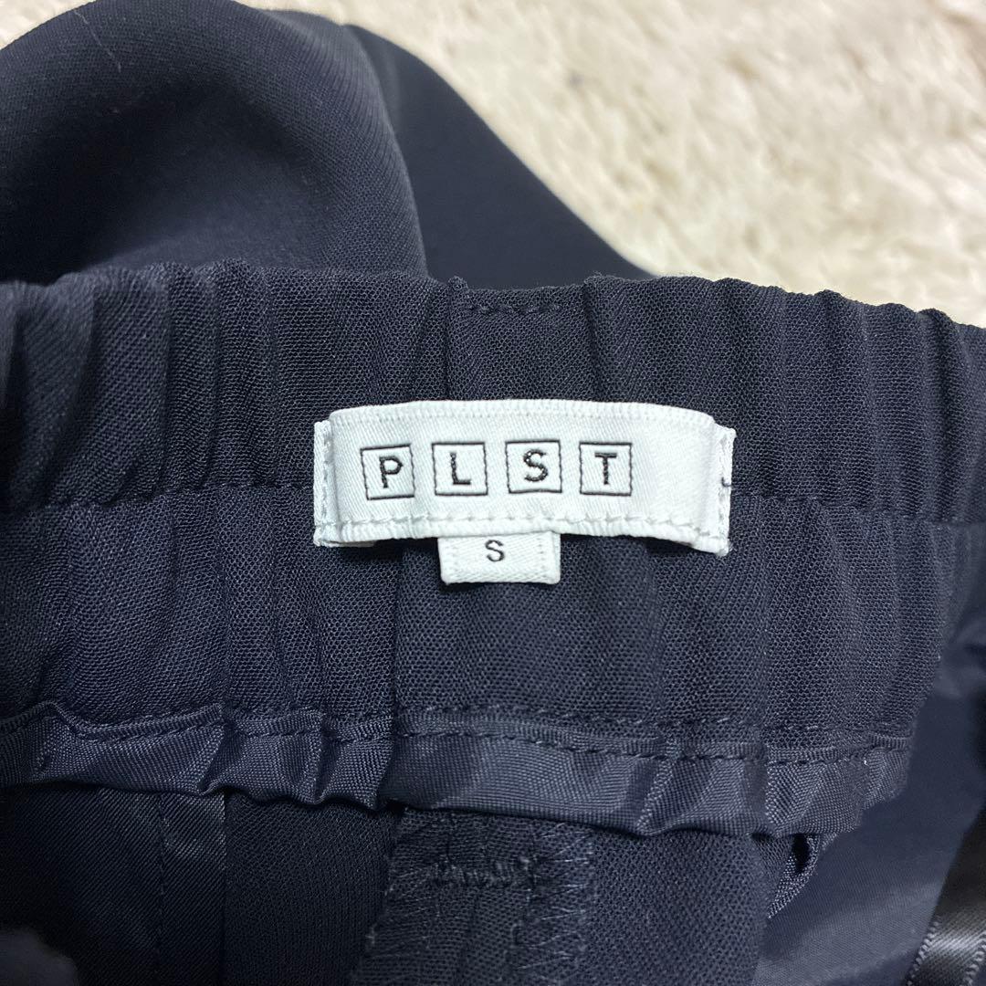 PLST セットアップ パンツスーツ ツイル2WAY ノーカラー S