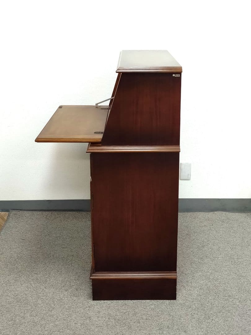 希少 カリモク コロニアル ライティングビューロー ライティングデスク