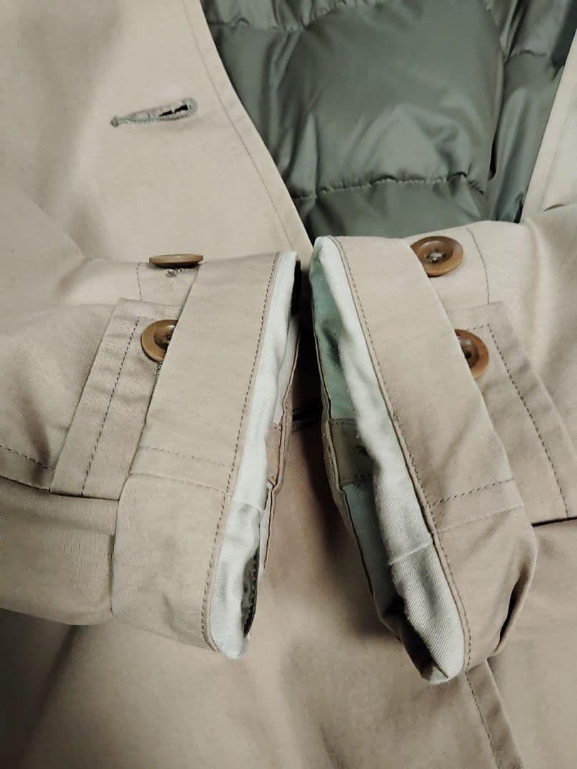 MHL マーガレットハウエル　ステンカラーコート　ダウンライナー付き