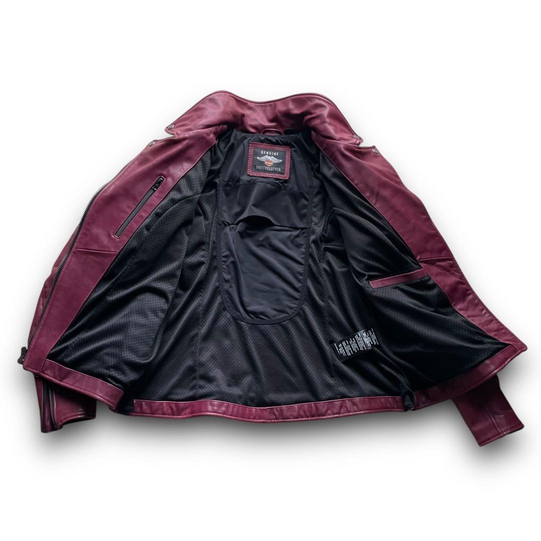 美品 定価111,731円 レディース ハーレーダビットソン レザーライダースL