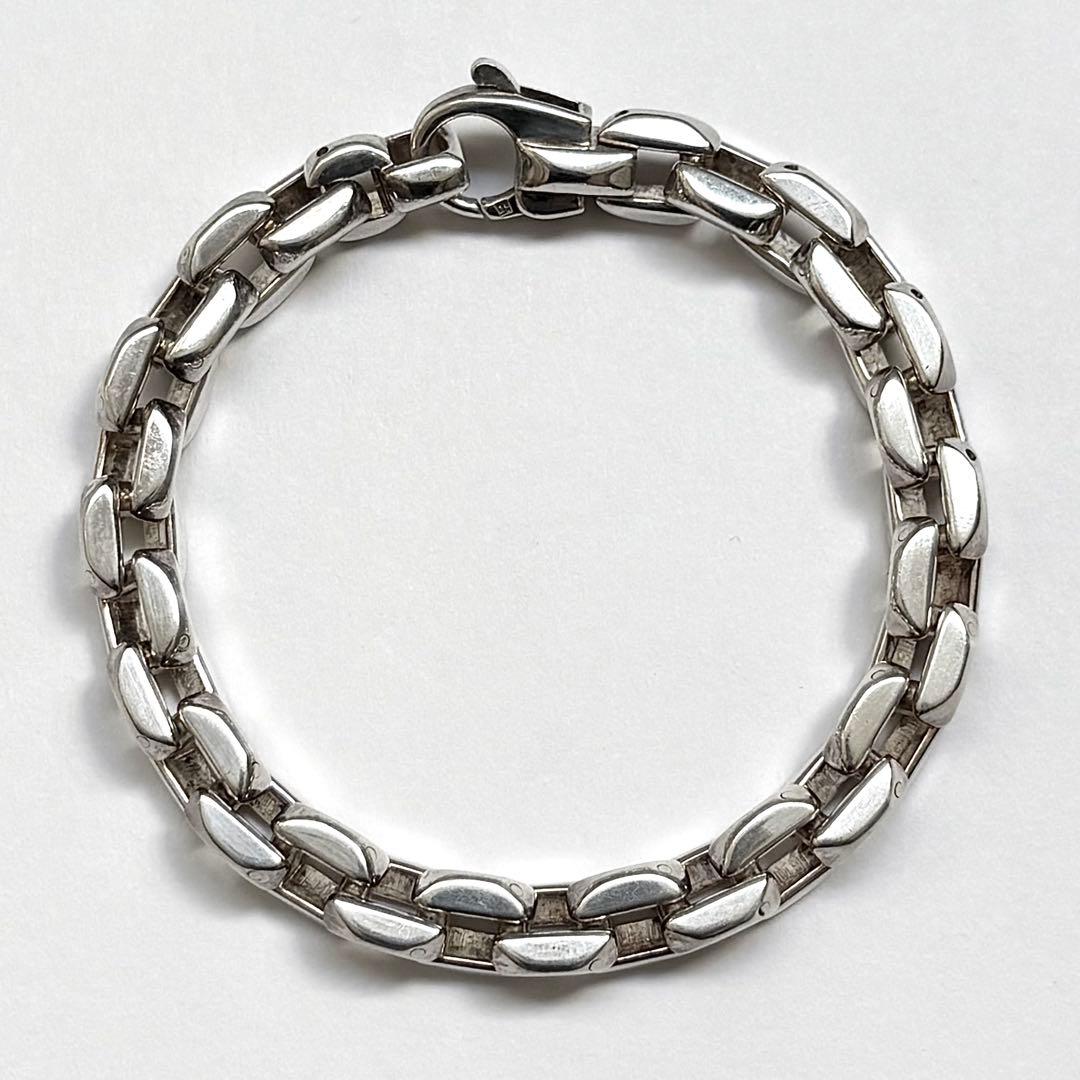 【1/18までSALE❗️】Italy製 グレンデシャン型 ブレスレット 925