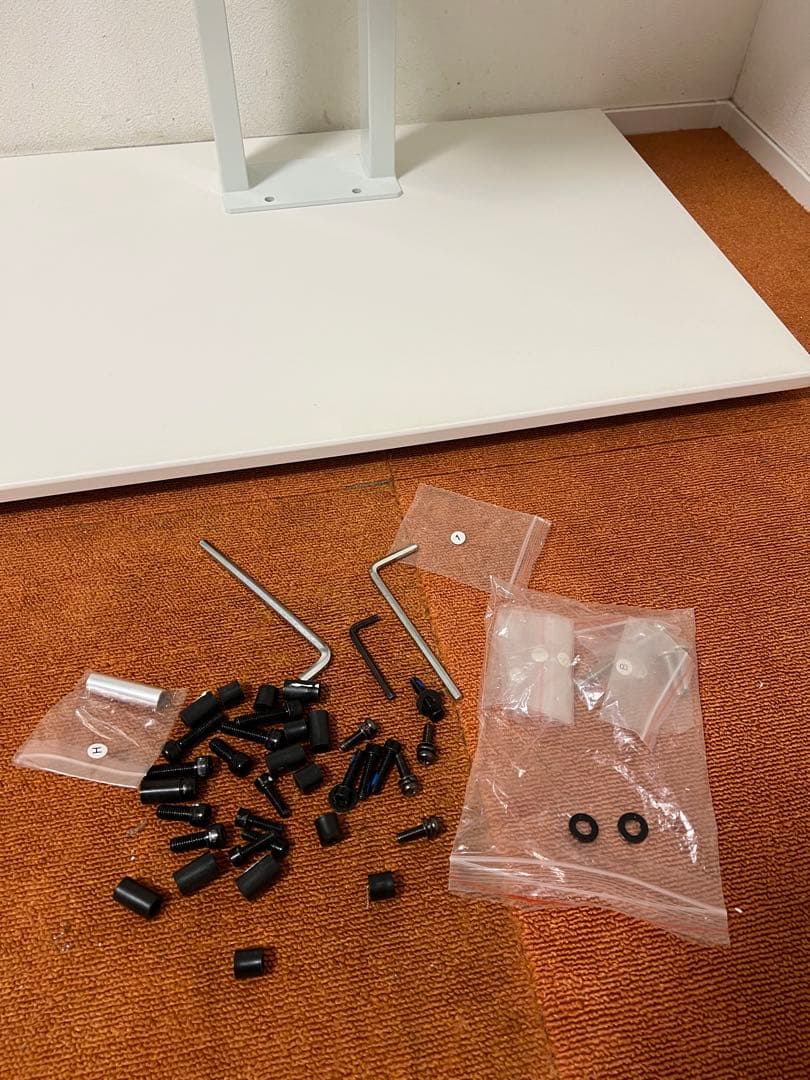 テレビスタンド ホワイト キャスター付き　テレビ台 テレビボード