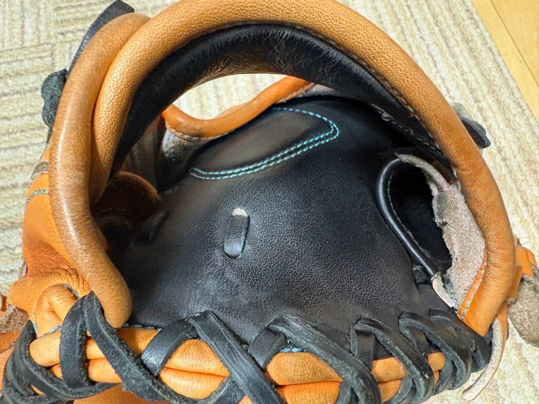 KANAME 軟式グローブ ブラウン 収納袋付き