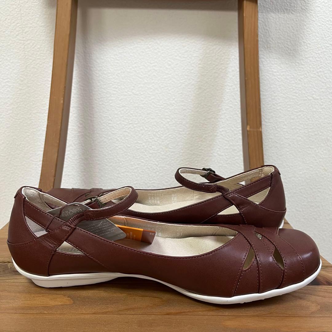 極美品✨ pedela ペダラ　アシックス　パンプ　アンクルストラップ　24.5