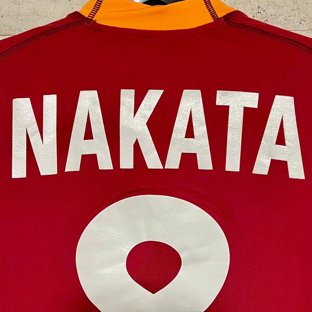 【新品/タグ付き】00/01 ASローマ ♯8 中田英寿 【XLサイズ】長袖