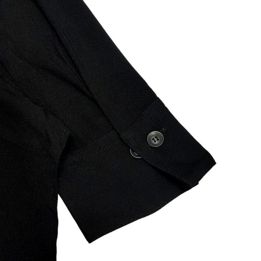 美品 ヨウジヤマモト 長袖 レーヨンシャツ ロング丈 1 10-24113003