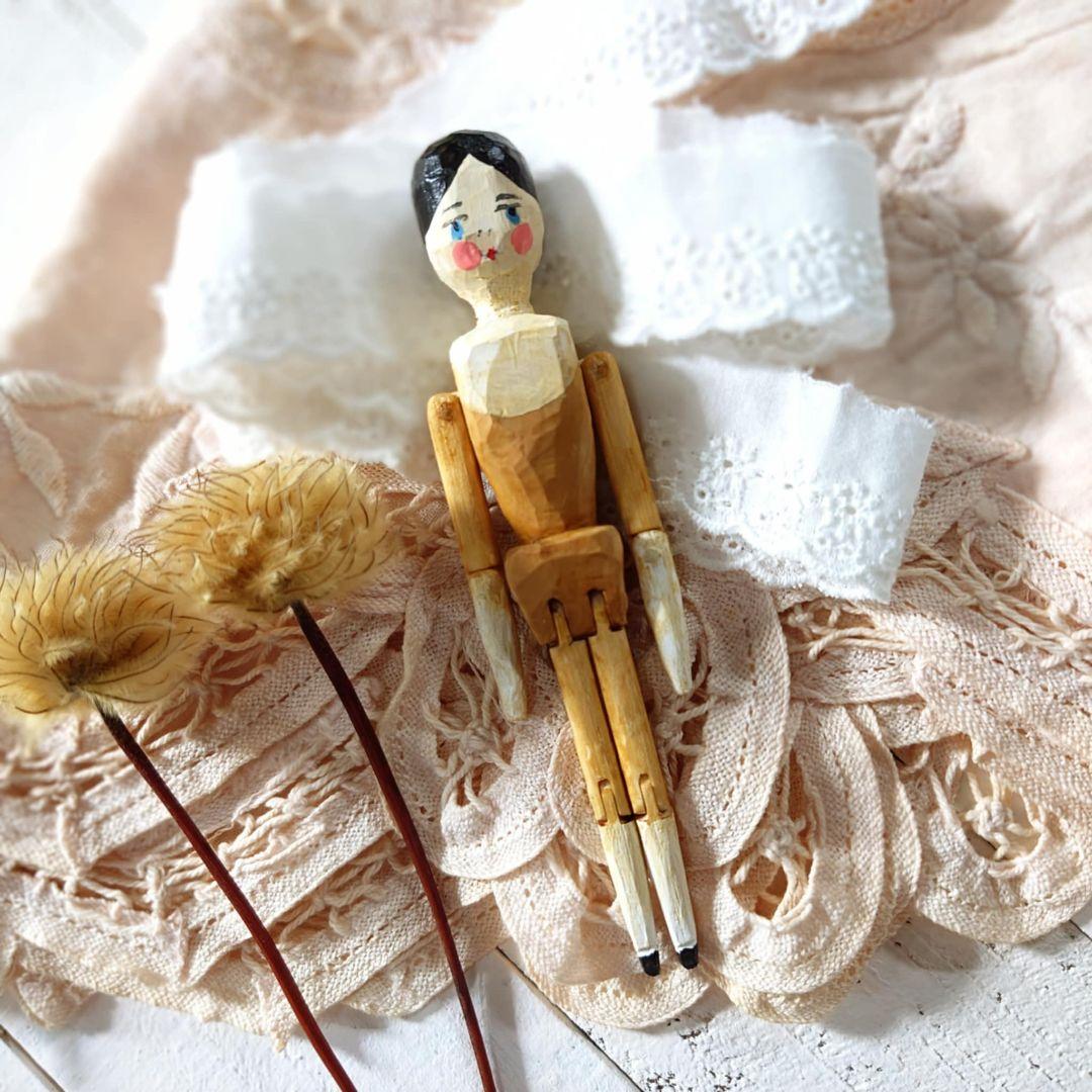 ペグドール ハンドメイド 19 アンティーク風 オランダ人形 ブライス