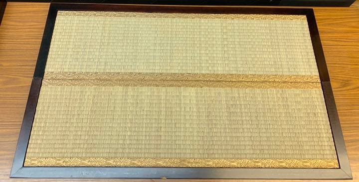 35号　高床飾台　木製手彫　かりん塗り　B