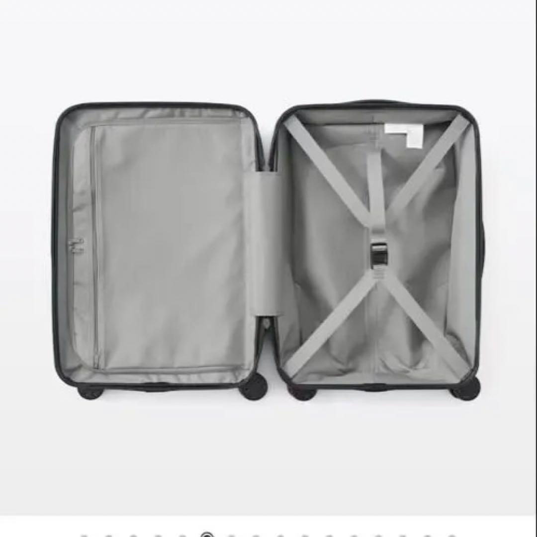 MUJI ハードキャリーケース ブラック 36L