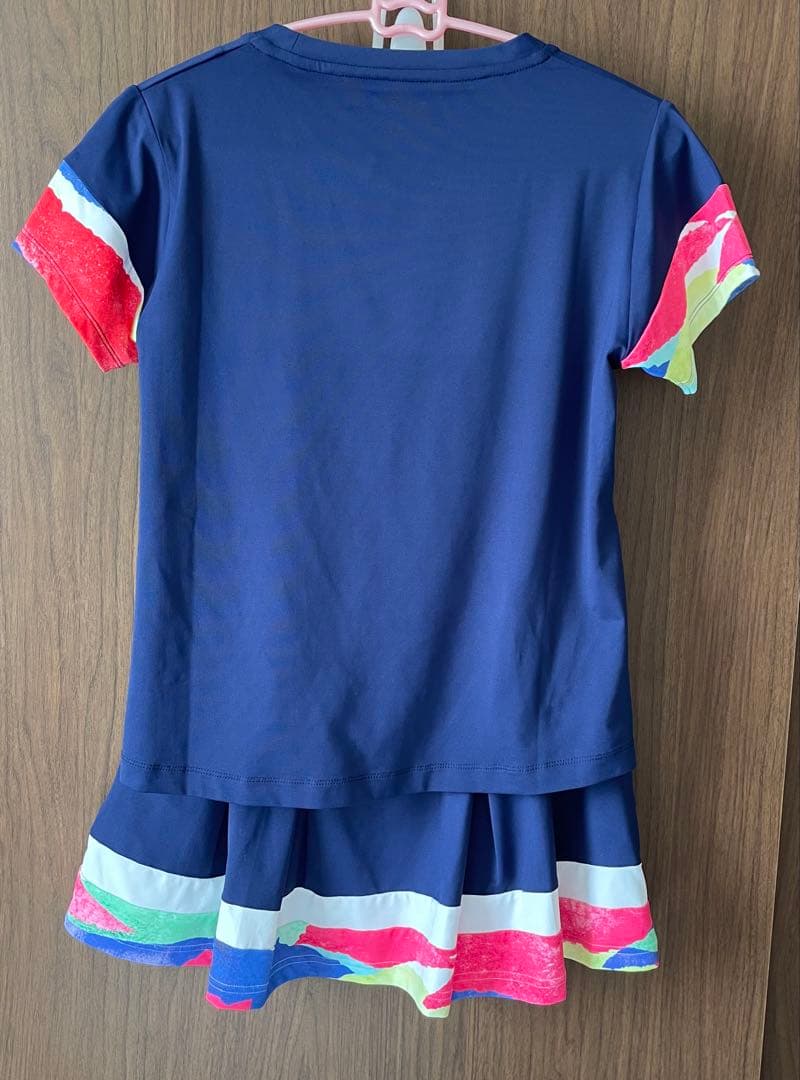 Admiral テニス　ネイビー ティシャツ&スカート　上下セット