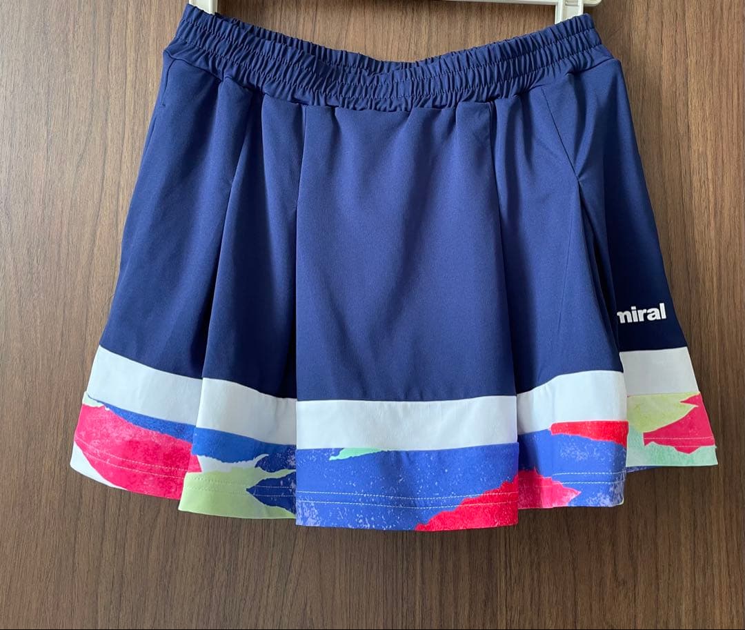 Admiral テニス　ネイビー ティシャツ&スカート　上下セット