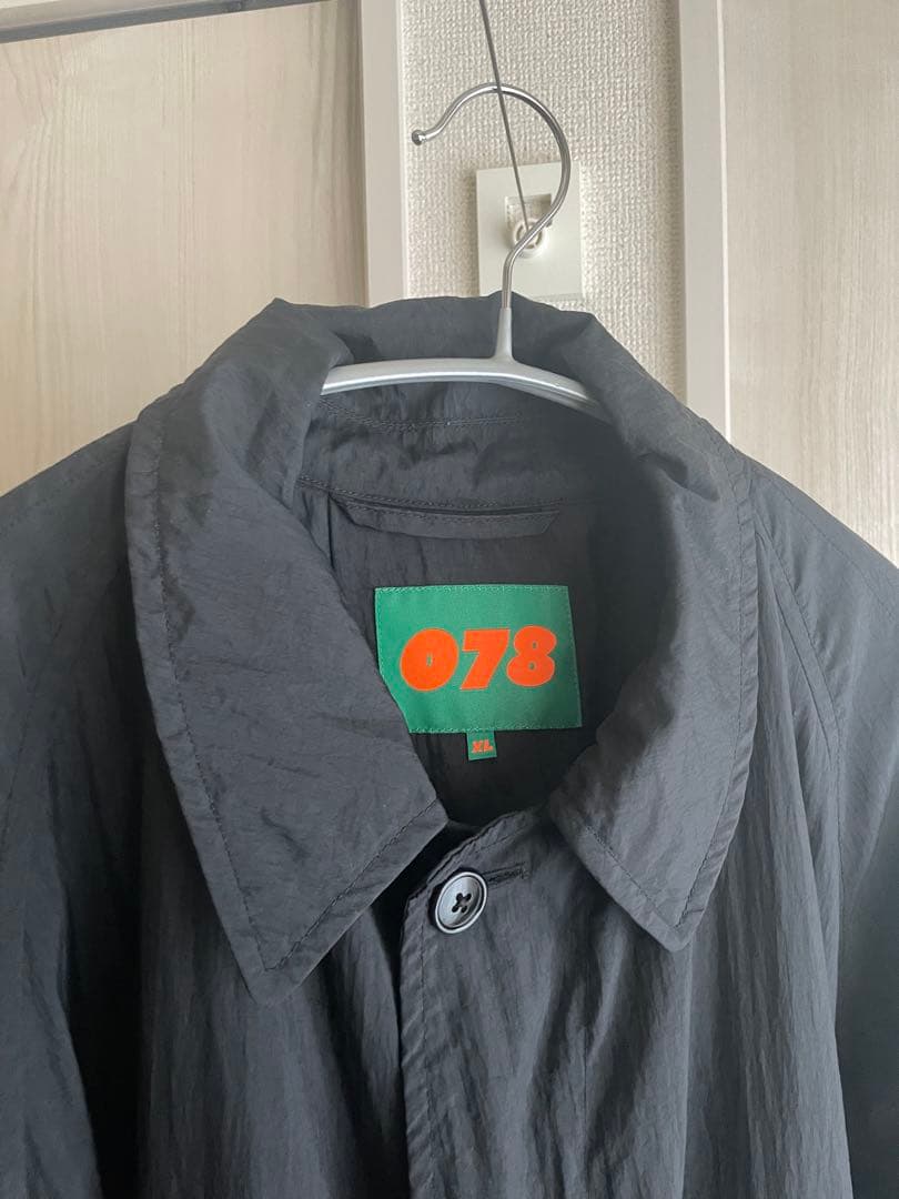 078 CITE ナイロン ステンカラーコート メンズ JPN：XL