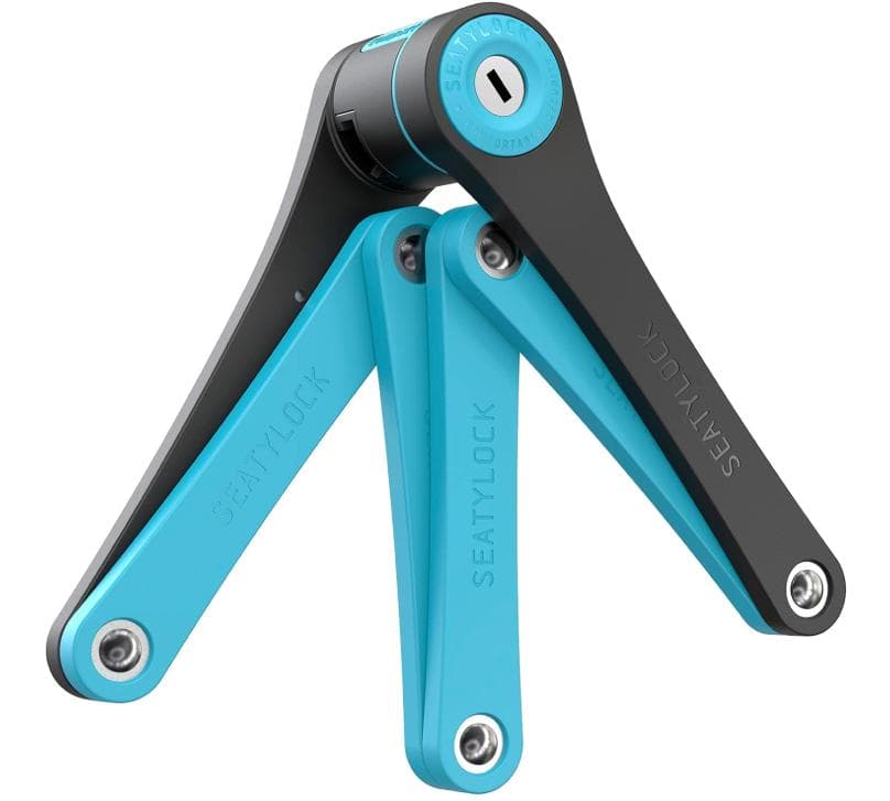 SEATYLOCK FOLDYLOCK コンパクト青 自転車用ロック