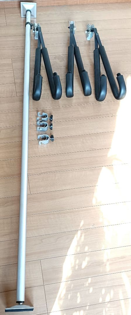 サーフボードラック 突っ張り式 3フック