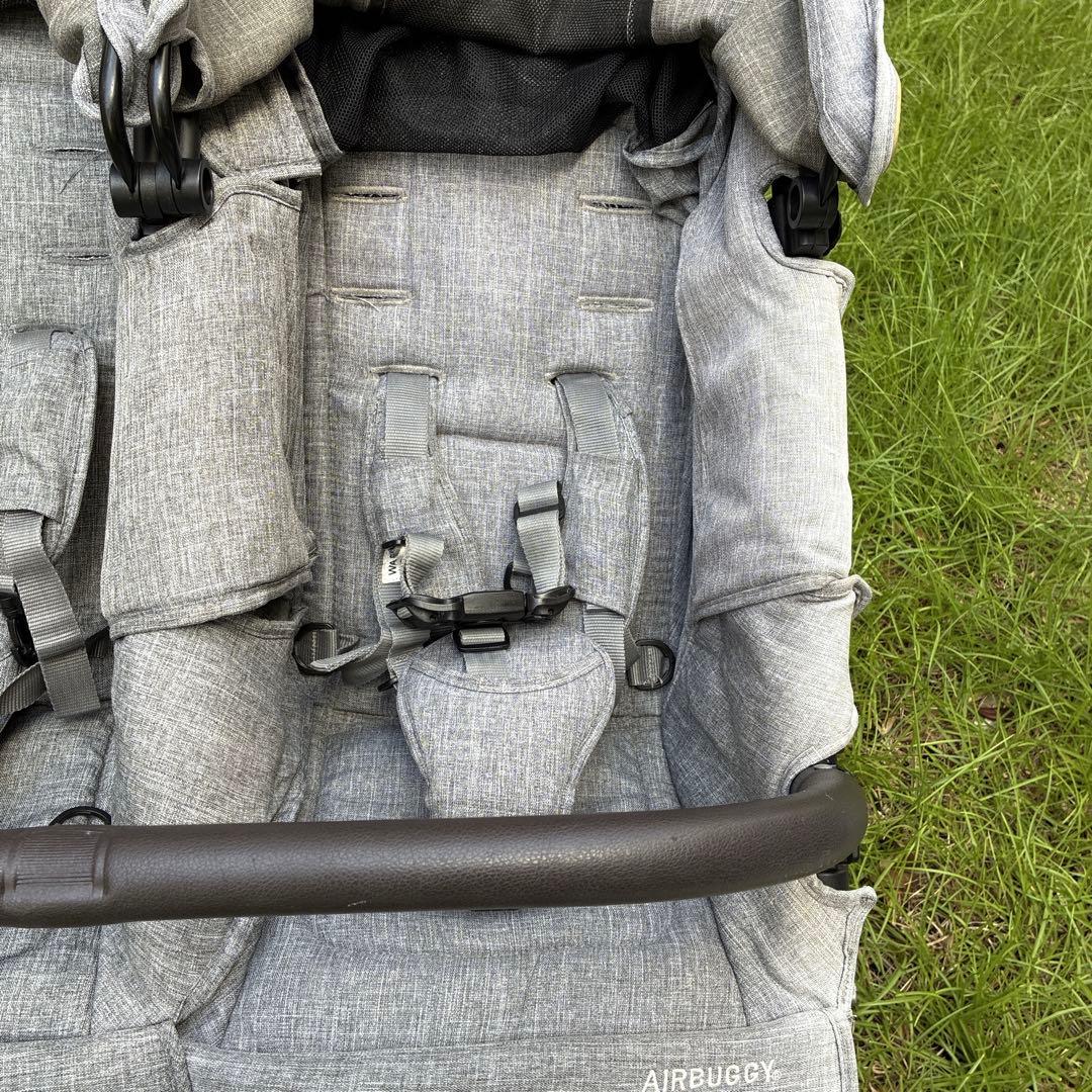 ✨エアバギーココダブルフロムバース✨　グレー 双子 年子 バギー ベビーカー