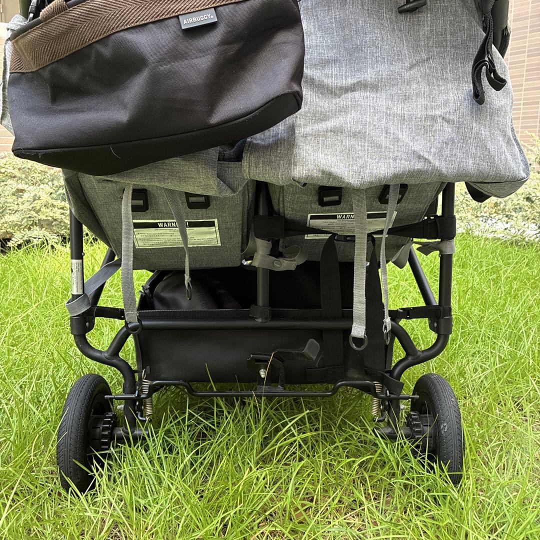 ✨エアバギーココダブルフロムバース✨　グレー 双子 年子 バギー ベビーカー