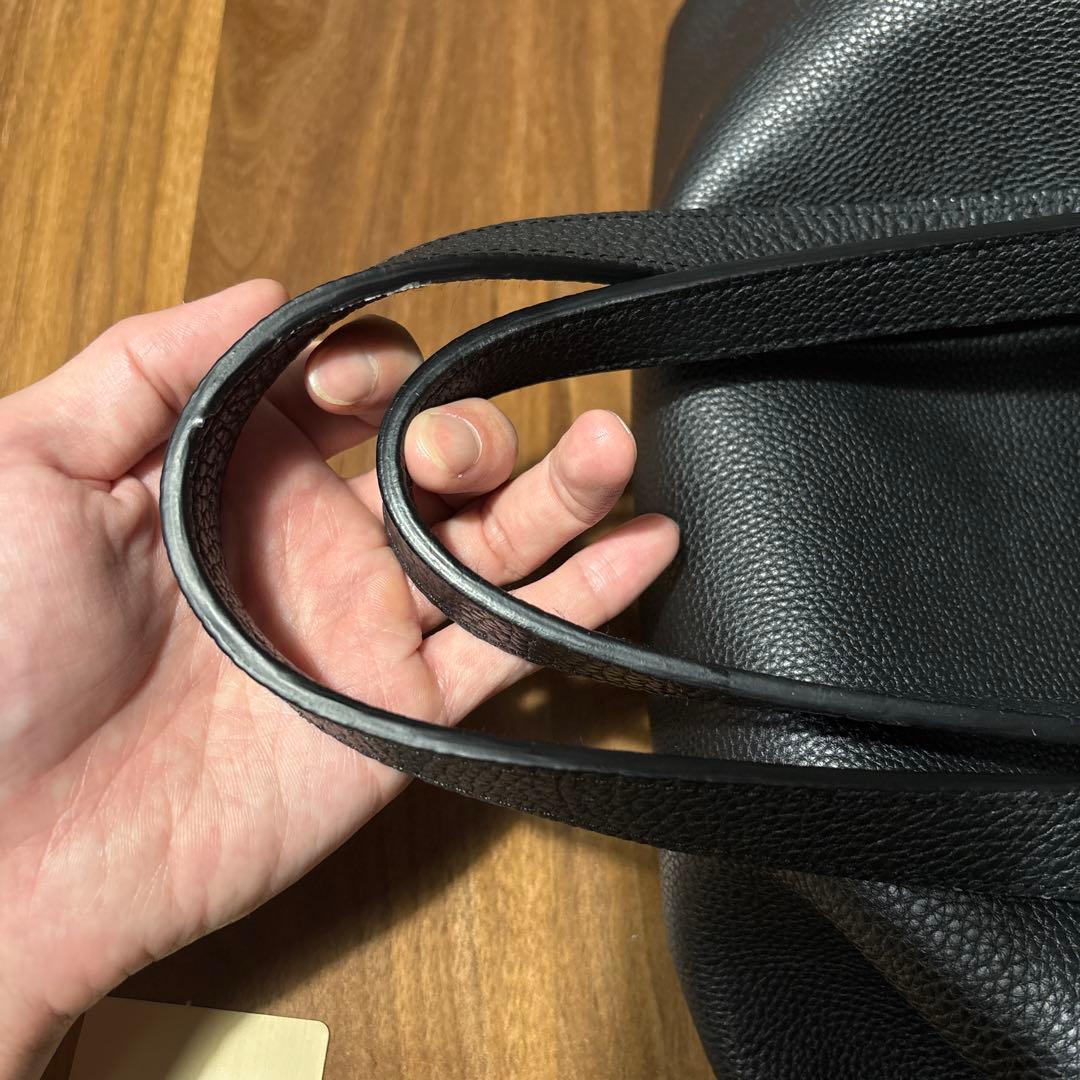 よっしーGANZO フレンチカーフ トートバッグ（L） ブラック