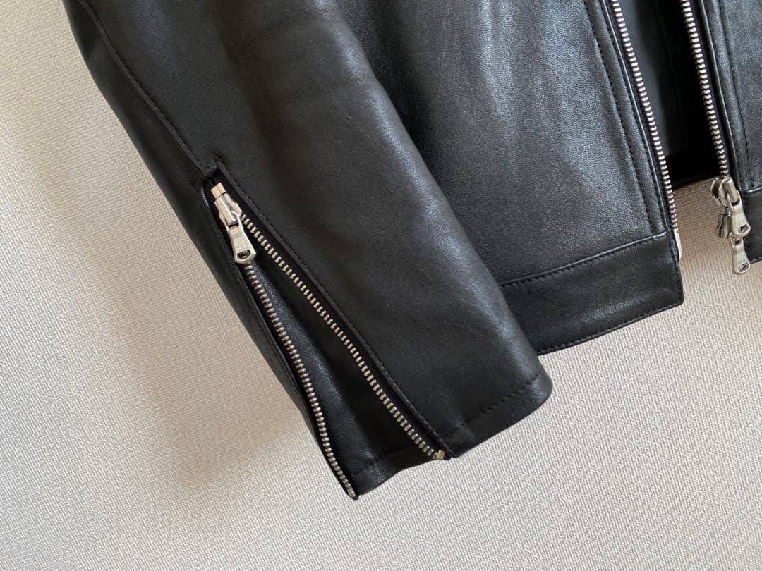 超美品　FREAK'S STOREシングルライダースジャケット　レザージャケット