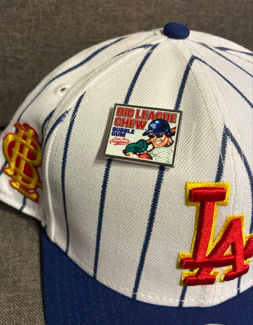 ドジャース　ニューエラ　キャップ　ストライプ　大谷翔平　9SEVENTY 帽子